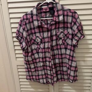 Women’s Harley-Davidson button down shirt 2XL
